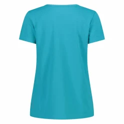 Damen-T-Shirt aus Piqué mit Print vorne