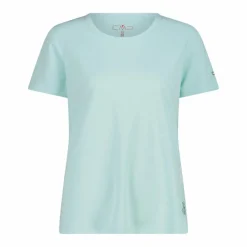 Damen-T-Shirt aus Piqué mit Print vorne