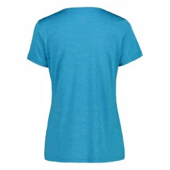 Damen-T-Shirt mit breitem Ausschnitt aus Light Jersey