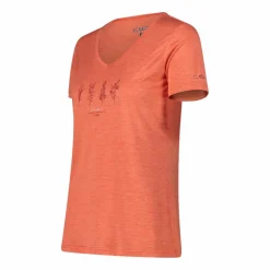 Damen-T-Shirt mit breitem Ausschnitt aus Light Jersey