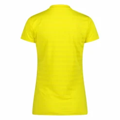 Damen-T-Shirt mit horizontalen Mesh-Einsätzen