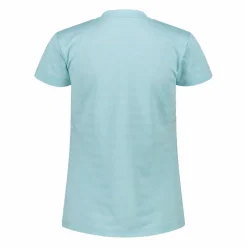 Damen-T-Shirt mit horizontalen Mesh-Einsätzen