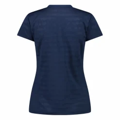 Damen-T-Shirt mit horizontalen Mesh-Einsätzen