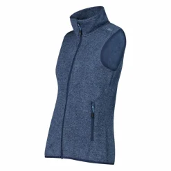 Damenweste aus schweres Knit-Tech-Fleece