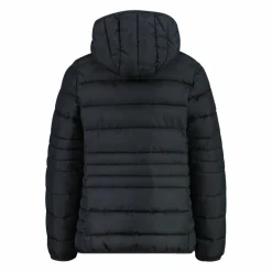 Daunenjacke für Mädchen mit Taftkapuze