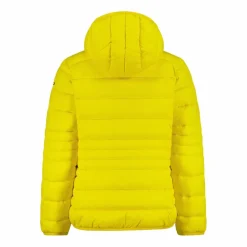 Daunenjacke für Mädchen mit Taftkapuze