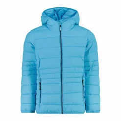 Daunenjacke für Mädchen mit Taftkapuze