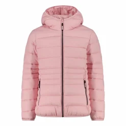 Daunenjacke für Mädchen mit Taftkapuze