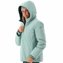 Doubleface-Jacke mit Kapuze für Damen