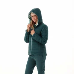 Doubleface-Jacke mit Kapuze für Damen