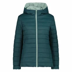 Doubleface-Jacke mit Kapuze für Damen