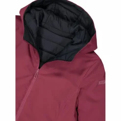 Doubleface-Jacke mit Kapuze für Damen