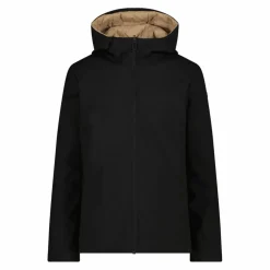 Doubleface-Jacke mit Kapuze für Damen