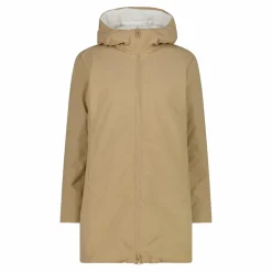 Doubleface-Parka für Damen mit Kapuze