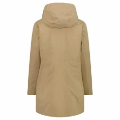 Doubleface-Parka für Damen mit Kapuze