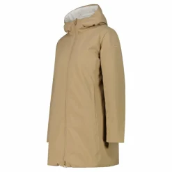 Doubleface-Parka für Damen mit Kapuze