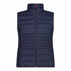 Einfarbige Weste wattiert mit Sorona für Damen