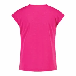 Einfarbiges Jersey-T-Shirt für Mädchen