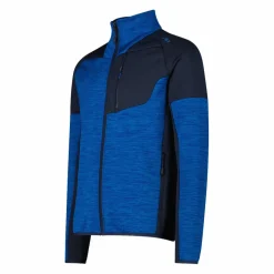 Fleece Grid Tech mit Reißverschluss für Herren meliert