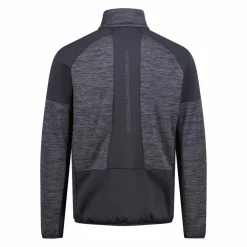 Fleece Grid Tech mit Reißverschluss für Herren meliert