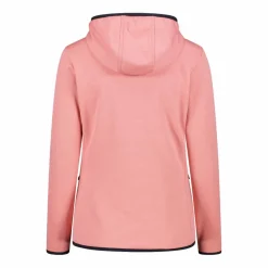 Fleece Grid Tech mit Reißverschluss und Kapuze für Damen