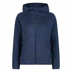 Fleece Knit Tech für Damen mit Kapuze