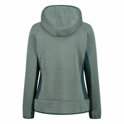 Fleece Knit Tech für Damen mit Kapuze