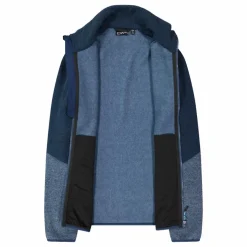 Fleece Knit Tech Melange für Damen mit Wabenmuster