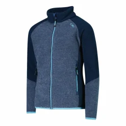 Fleece Knit Tech meliert für Mädchen mit Wabenmuster