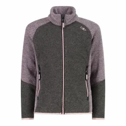 Fleece Knit Tech meliert für Mädchen mit Wabenmuster