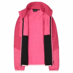 Fleece Knit Tech meliert für Mädchen mit Wabenmuster