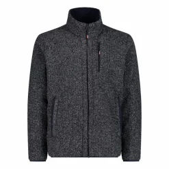 Fleecegefütterte Herrenjacke aus recyceltem Polyester-Melange