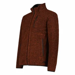 Fleecegefütterte Herrenjacke aus recyceltem Polyester-Melange