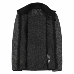 Fleecegefütterte Herrenjacke aus recyceltem Polyester-Melange