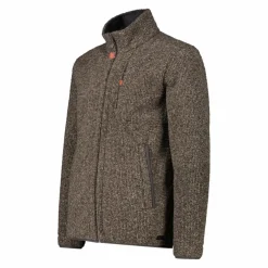 Fleecegefütterte Herrenjacke aus recyceltem Polyester-Melange