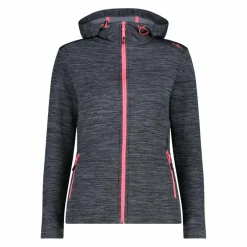 Fleecejacke aus Stretch-Performance mit Kapuze