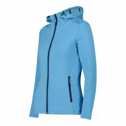 Fleecejacke aus Stretch-Performance mit Kapuze