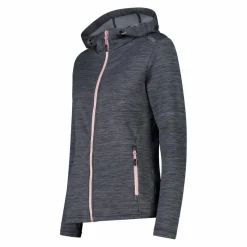 Fleecejacke aus Stretch-Performance mit Kapuze