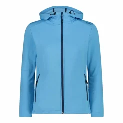 Fleecejacke aus Stretch-Performance mit Kapuze