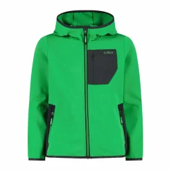Fleecejacke Stretch Performance für Jungen mit Kapuze