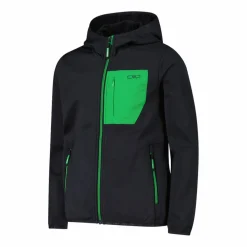 Fleecejacke Stretch Performance für Jungen mit Kapuze