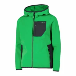 Fleecejacke Stretch Performance für Jungen mit Kapuze