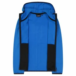 Fleecejacke Stretch Performance für Jungen mit Kapuze