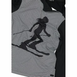 Gedruckter Stehkragenpullover aus Softech für Damen