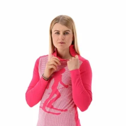 Gedruckter Stehkragenpullover aus Softech für Damen