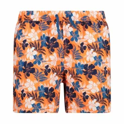 Gemusterte Badehose mit Naturmotiv für Herren