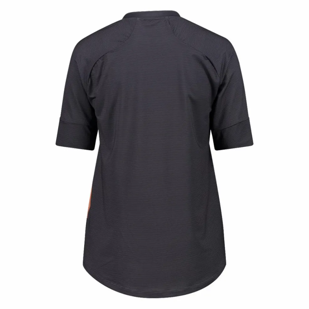 Gemustertes technisches T-Shirt mit kurzen Ärmeln für Damen