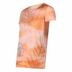 Gemustertes technisches T-Shirt mit Cool Menthol Boost für Damen