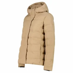 Gepolsterte Daunenjacke für Damen mit Kapuze