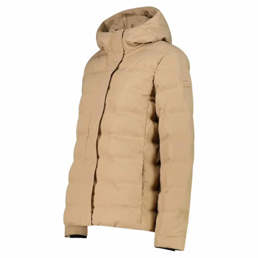 Gepolsterte Daunenjacke für Damen mit Kapuze